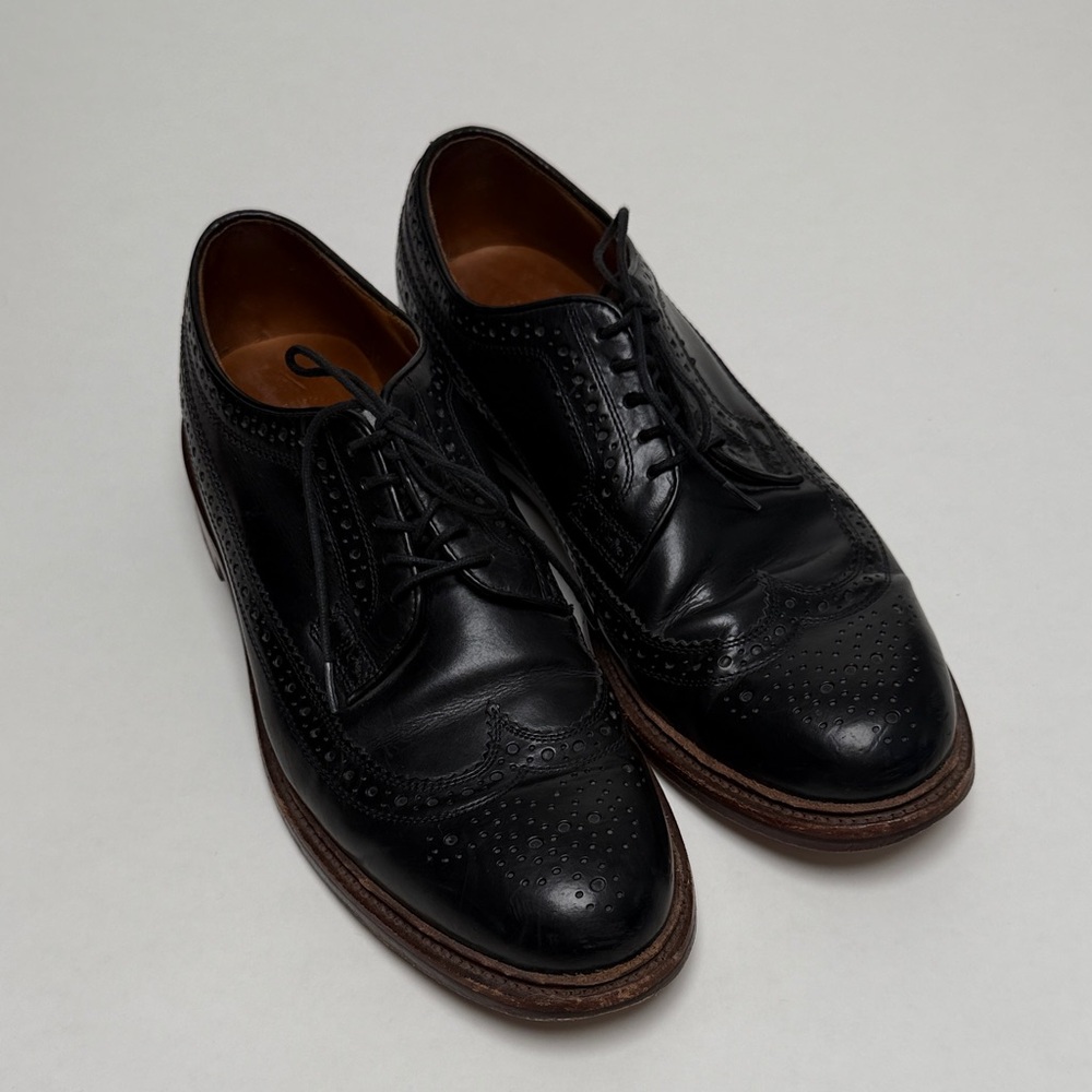 J. Crew Black Leather Oxford Shoes